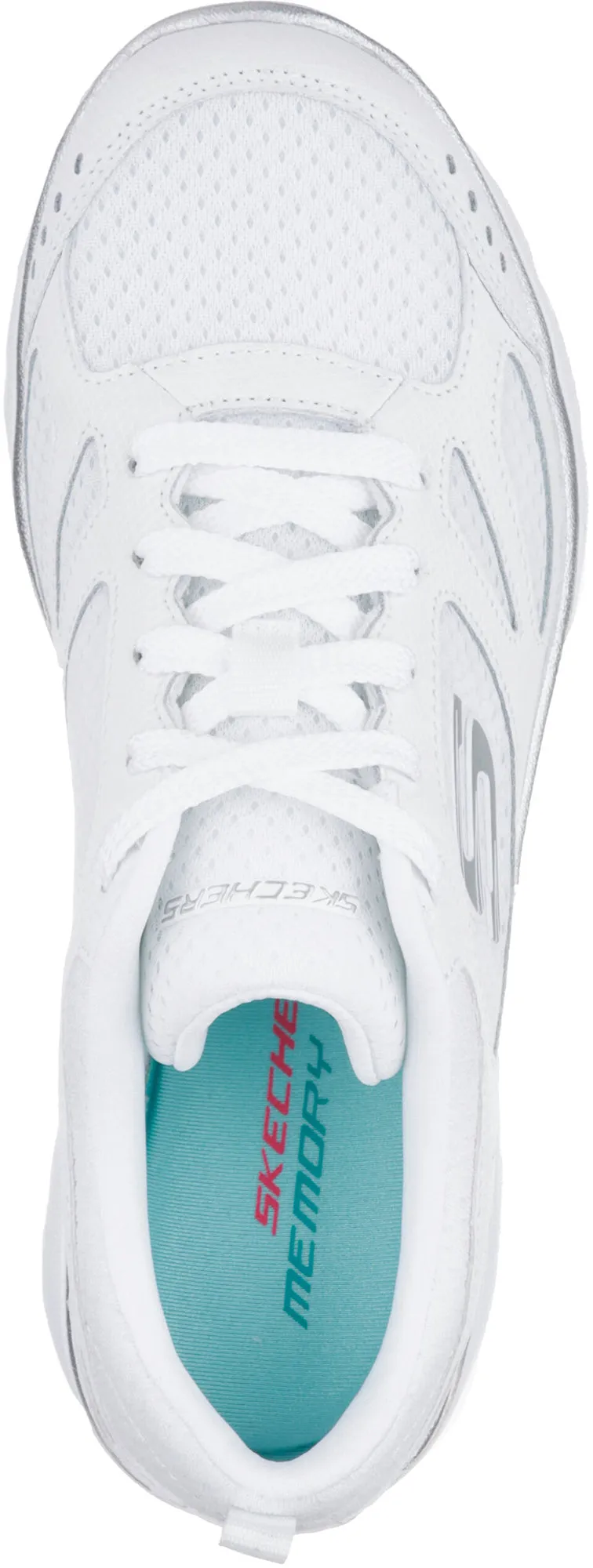 Skechers Summits Suited Womens Training Shoes - White Week Easy