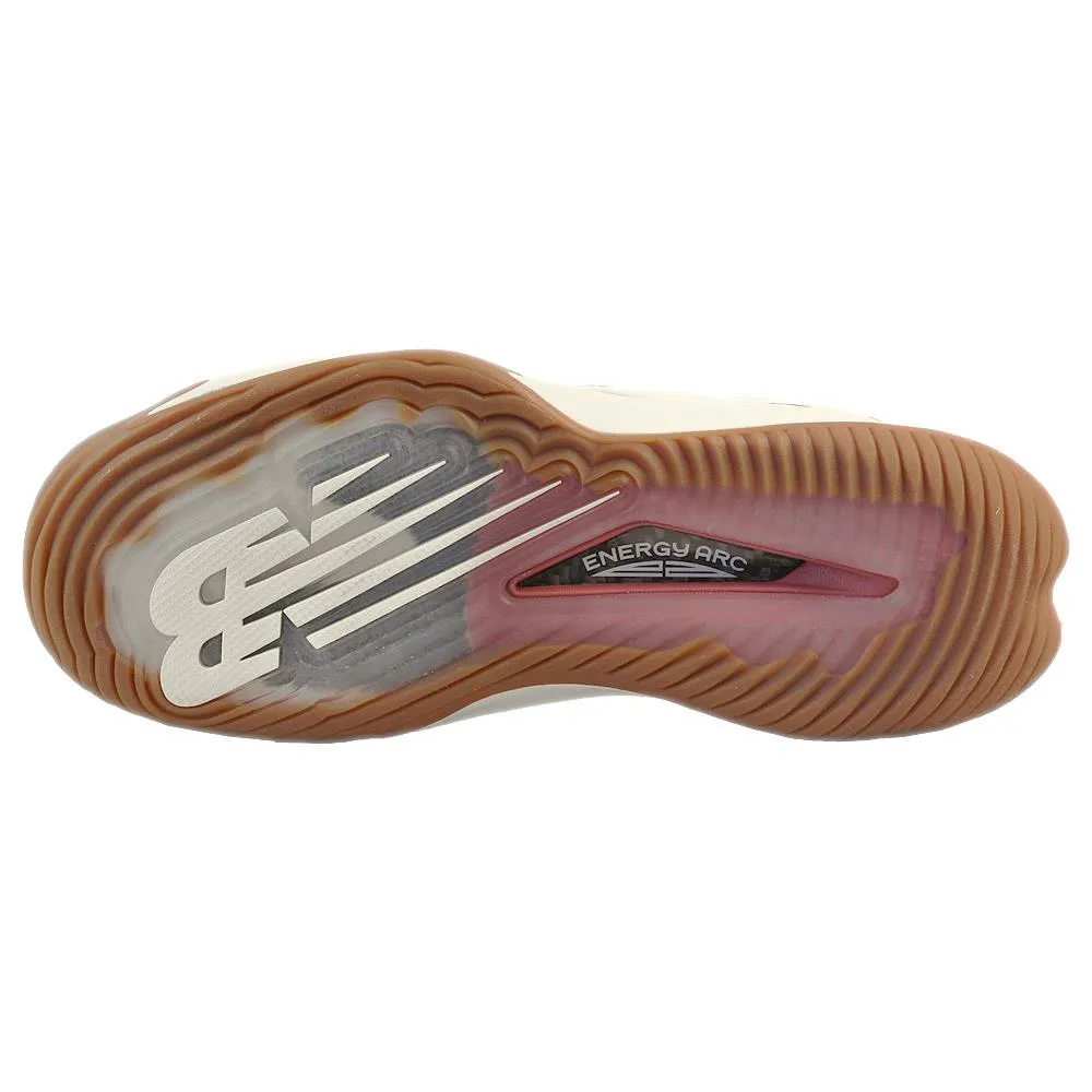 New Balance Women's Coco CG1 - D Width - White/Brown Flexible Arch Stretchable Tongue