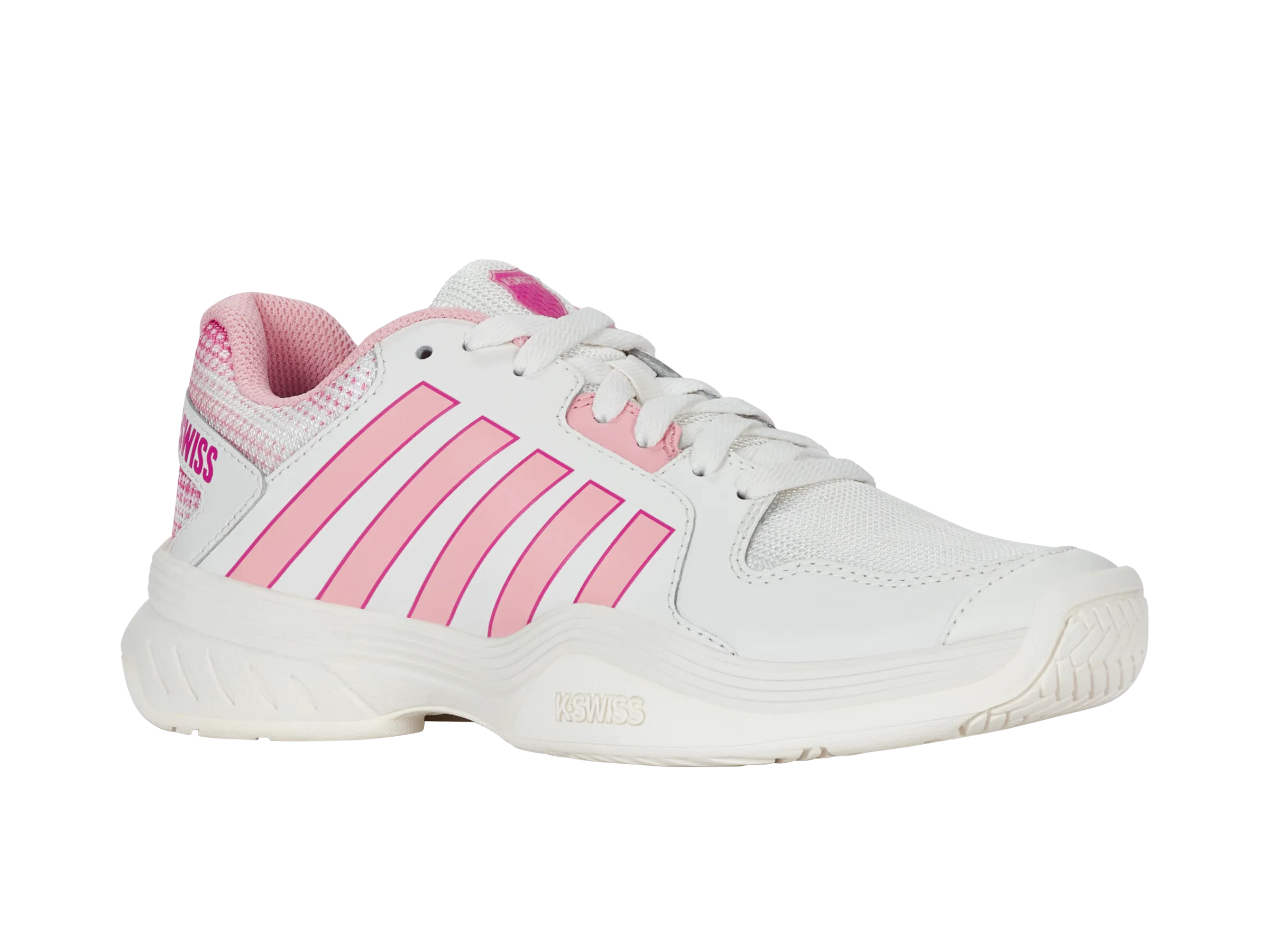 98552-965-M | COURT EXPRESS PICKLEBALL | CLOUD DANCER/BLOSSOM/RASPBERRY SORBET Comfort footbed