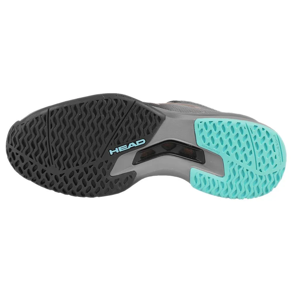 Head Women's Sprint Pro 3.0 SF - Black/Light Blue Heel counter