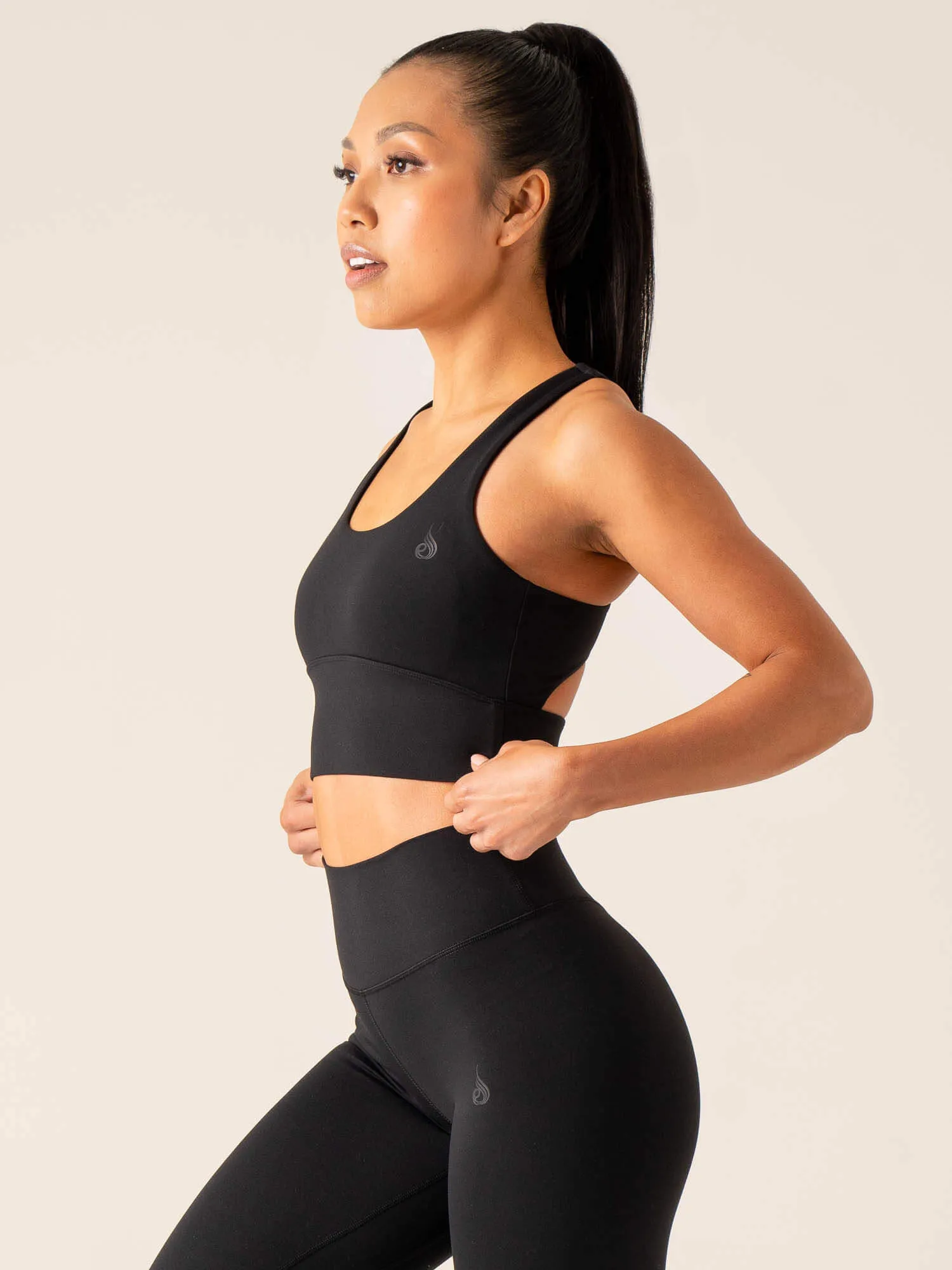 NKD Arch Sports Bra - Black Durable Reinforced Edges