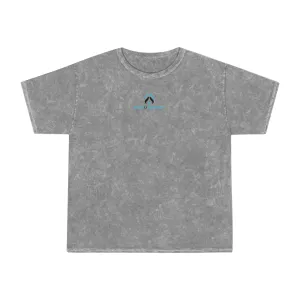 Unisex Mineral Wash T-Shirt Layered Hem Design