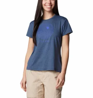Urban Casual Look Columbia Women Blue Sloan Ridge Graphic SS Tee