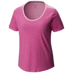 Columbia Women Purple Sandy River Tee Eco Friendly Dyes Fresh Vibes