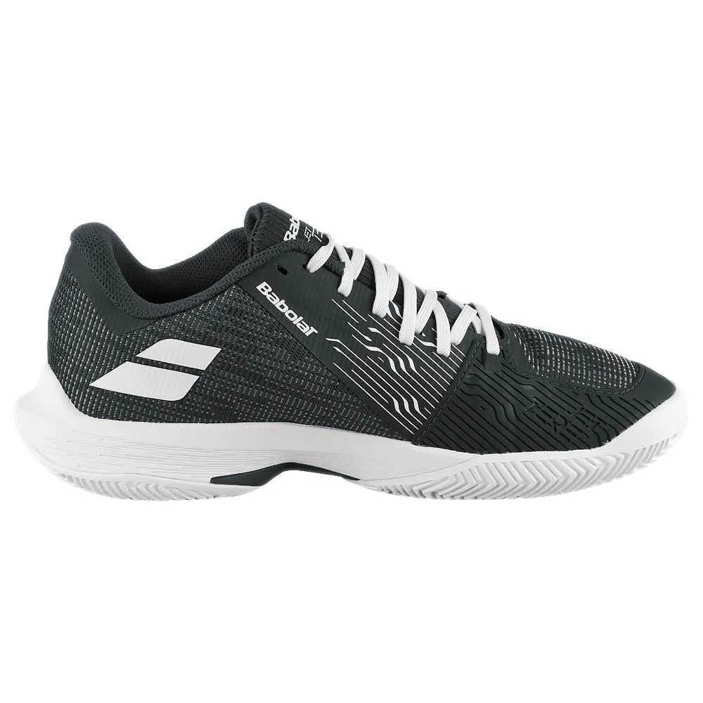 Sturdy Lacing System Breathable Tongue Design Babolat Women's Jet Tere 2 - Clay - Queen Jio Gray