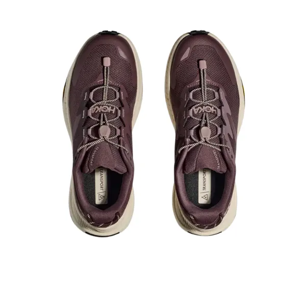 Foam Pillar Suspension HOKA Women's Transport Smoky Quartz/Oat Milk/Purple