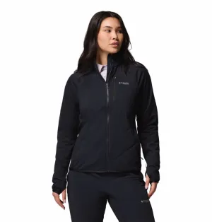Columbia Women Black OmniHeat Arctic Hybrid Fleece Jacket Tear Resistant Fabric Modern Tailoring