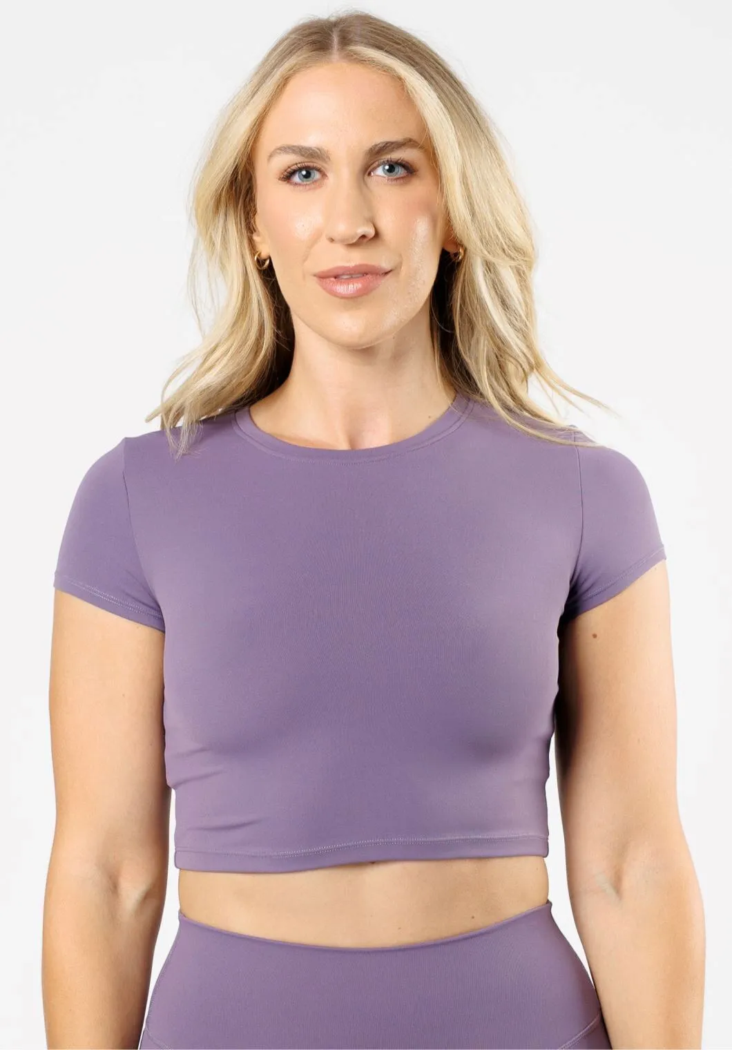 Trendy Comfort RecStretch? Short Sleeve Crop Dusk