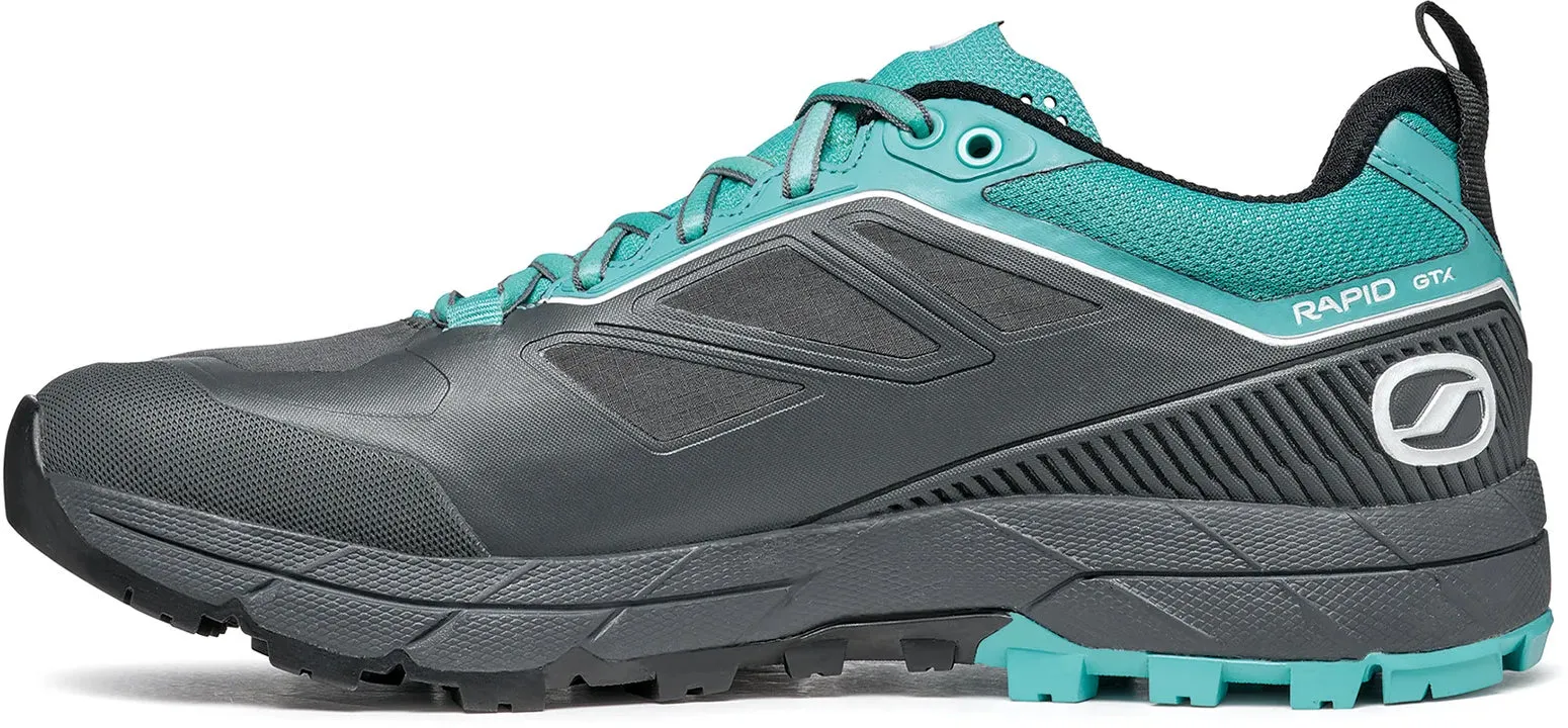 Scarpa Rapid GORE-TEX Womens Walking Shoes - Grey Barefoot Feel Design Palm Base