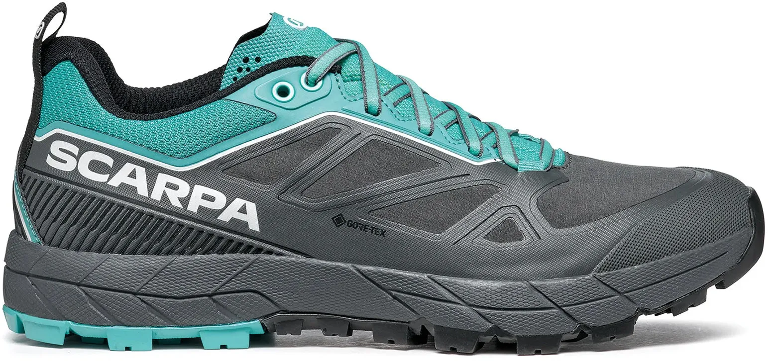 Scarpa Rapid GORE-TEX Womens Walking Shoes - Grey Seamless Fit Work Commute Hero Walk