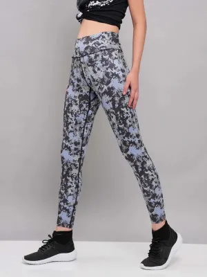 Women Printed Slim Fit Tights with ELASTO PLUS Day Ready