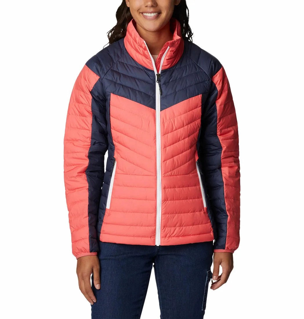 Columbia Women Pink Powder Lite II Full Zip Jacket Slim-fit