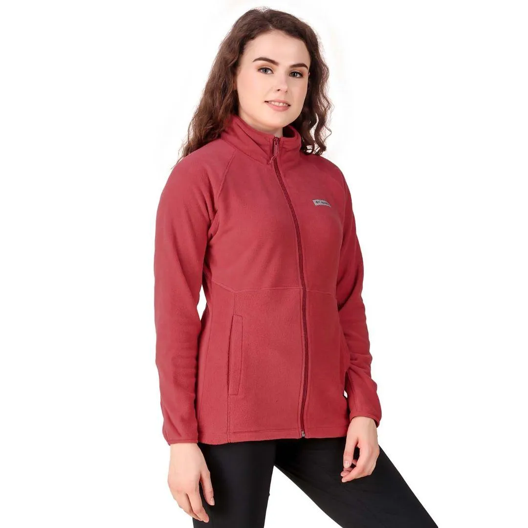 Columbia Women Red Basin Trail Fleece Full Zip Comfortable