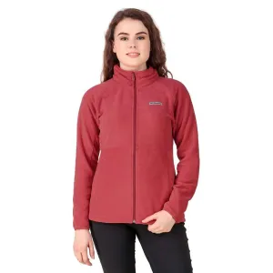 Columbia Women Red Basin Trail Fleece Full Zip Bracelet