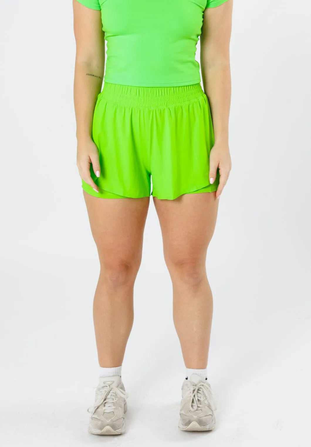 FeatherKnit? Momentum Trackshort Jolt Flexible Gusset Functional Fit