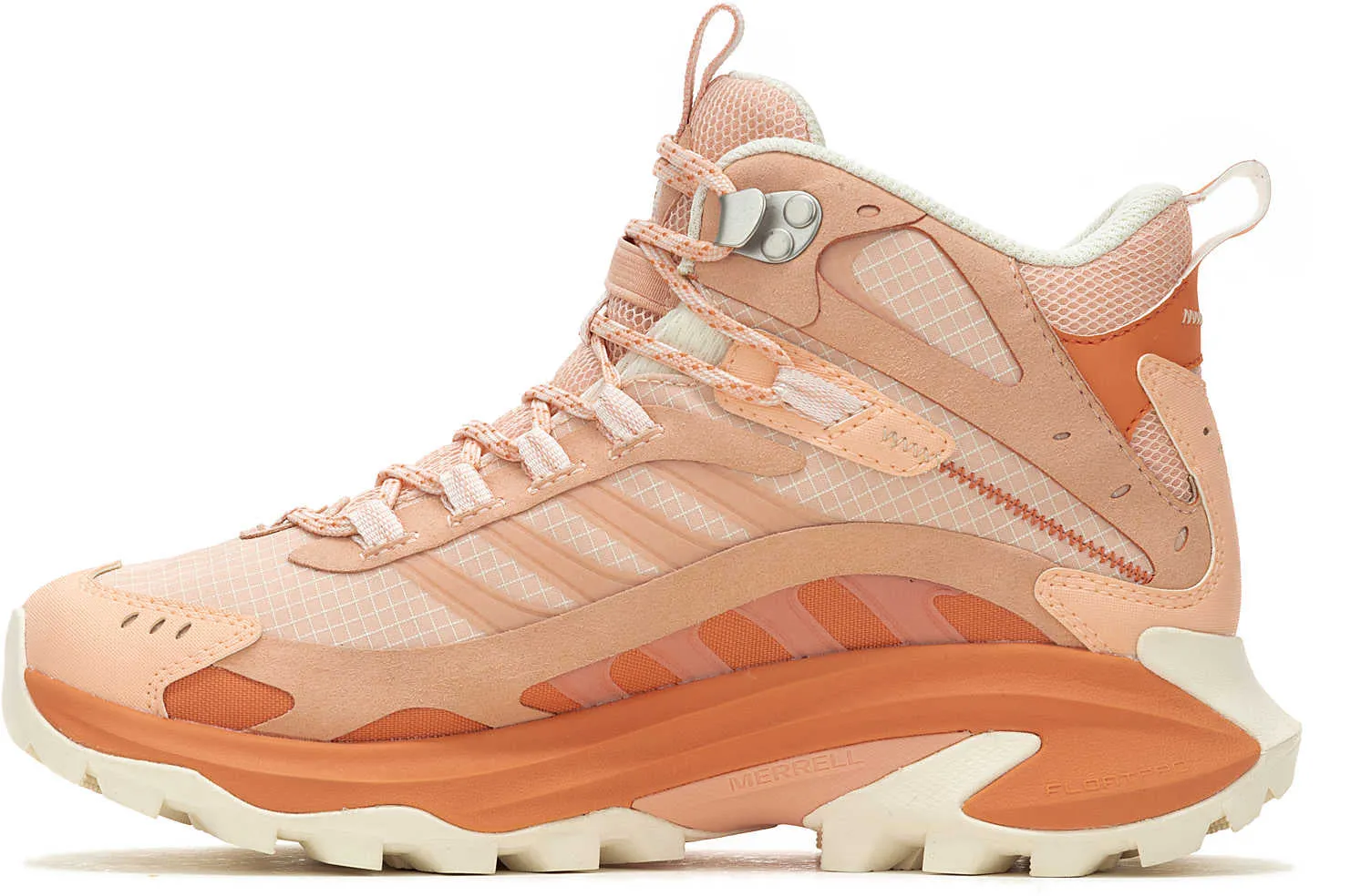 Velvet Soft Ultra Light Trail Running Merrell Moab Speed 2 Mid GORE-TEX Womens Walking Boots - Orange