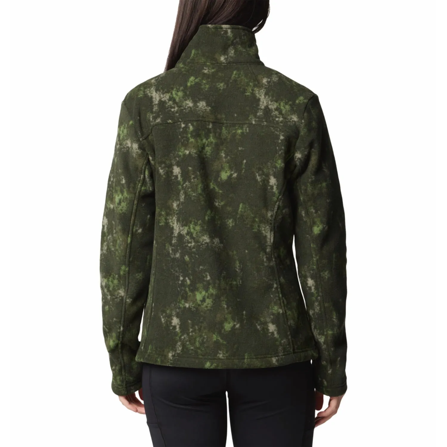 Romance Columbia Women Green Fast Trek Printed Jkt