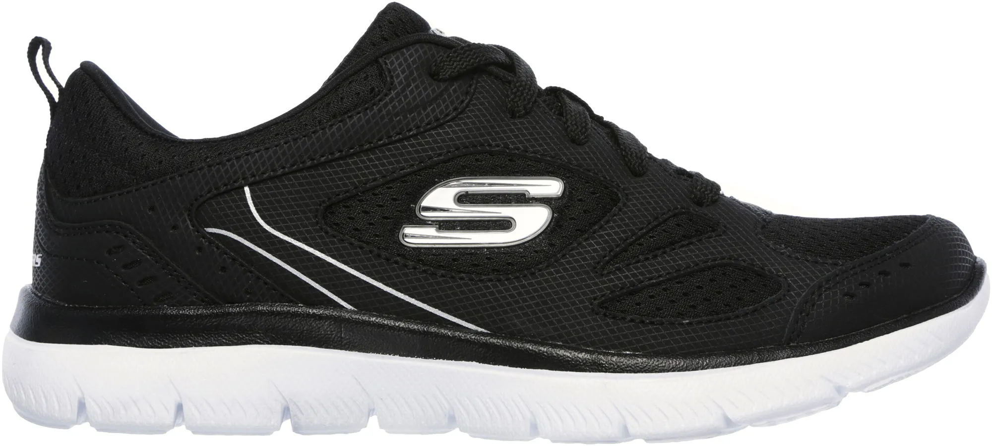 Skechers Summits Suited Womens Training Shoes - Black Cool Tone
