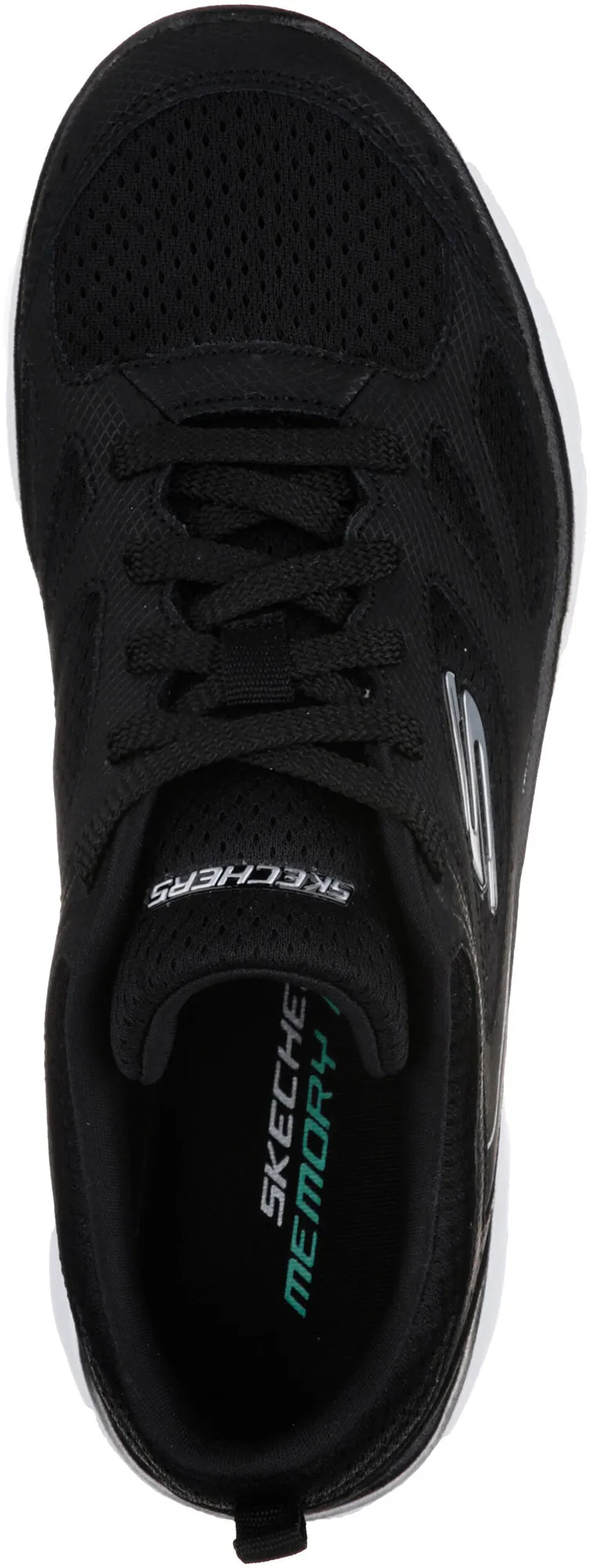 Air Boost Skechers Summits Suited Womens Training Shoes - Black