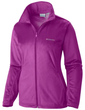Columbia Women Purple Hotdots II Full Zip Versatile Fit