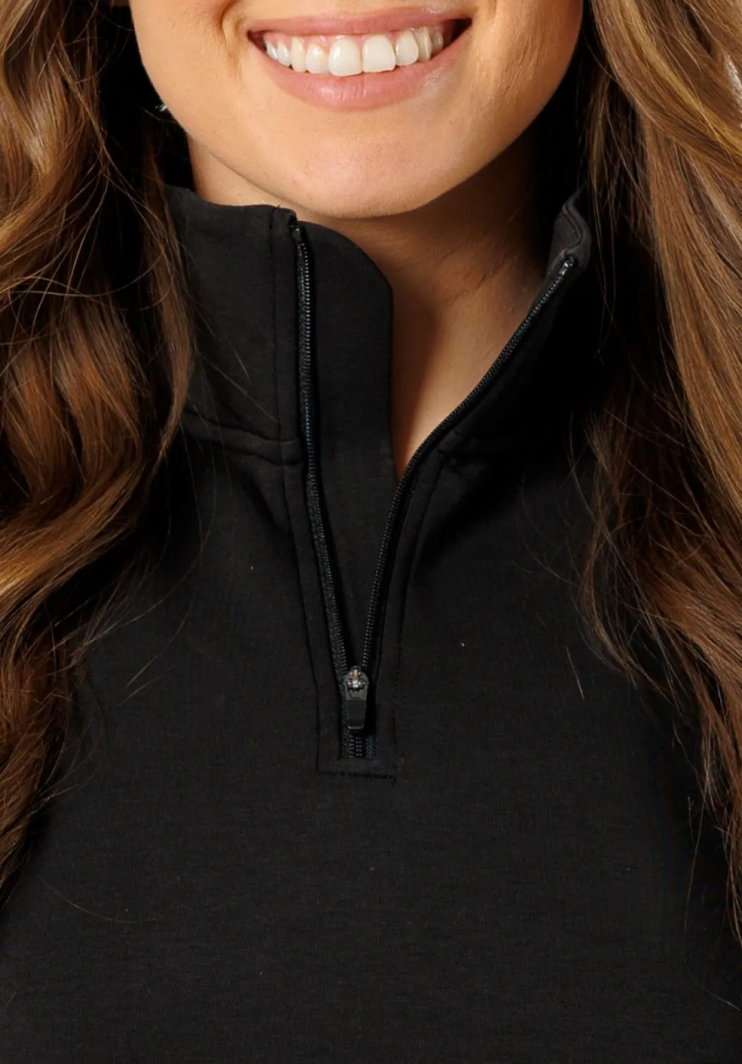 Bold Print AirFit? Rest Day Half Zip Sweatshirt Black