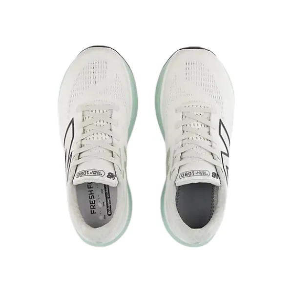 Ankle Hock Support Casual runner New Balance Women's Fresh Foam X 1080v14 Wide White/Green