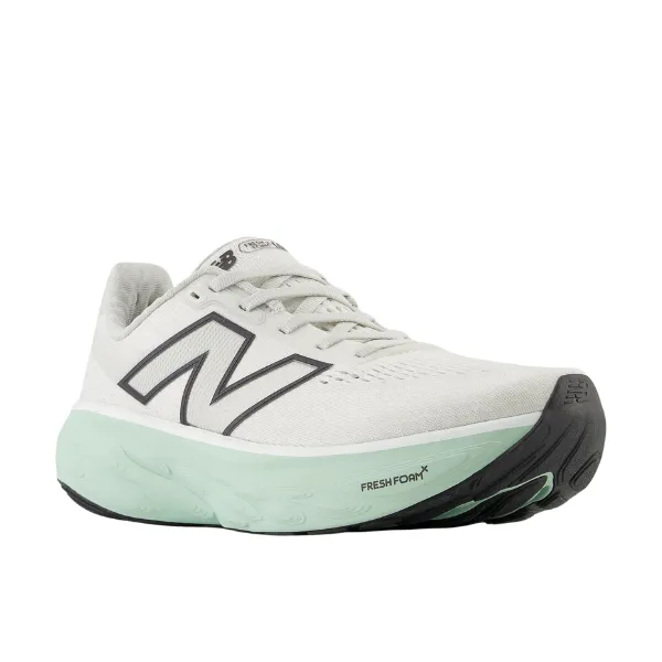Unidirectional Flex Lines Lateral Stabilizers New Balance Women's Fresh Foam X 1080v14 Wide White/Green