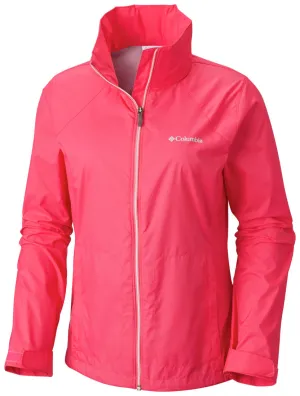 Columbia Women Red Switchback II Jacket mountain scene