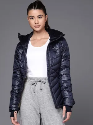 water - resistant Trail Fit Columbia Women Navy Blue Joy Peak Hooded Jacket