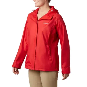 Columbia Women Red Arcadia II Jacket Waterproof Flexible Shoulder Panels