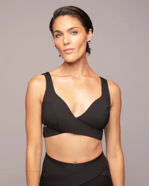 Ascent Wrap Bra Piped edges