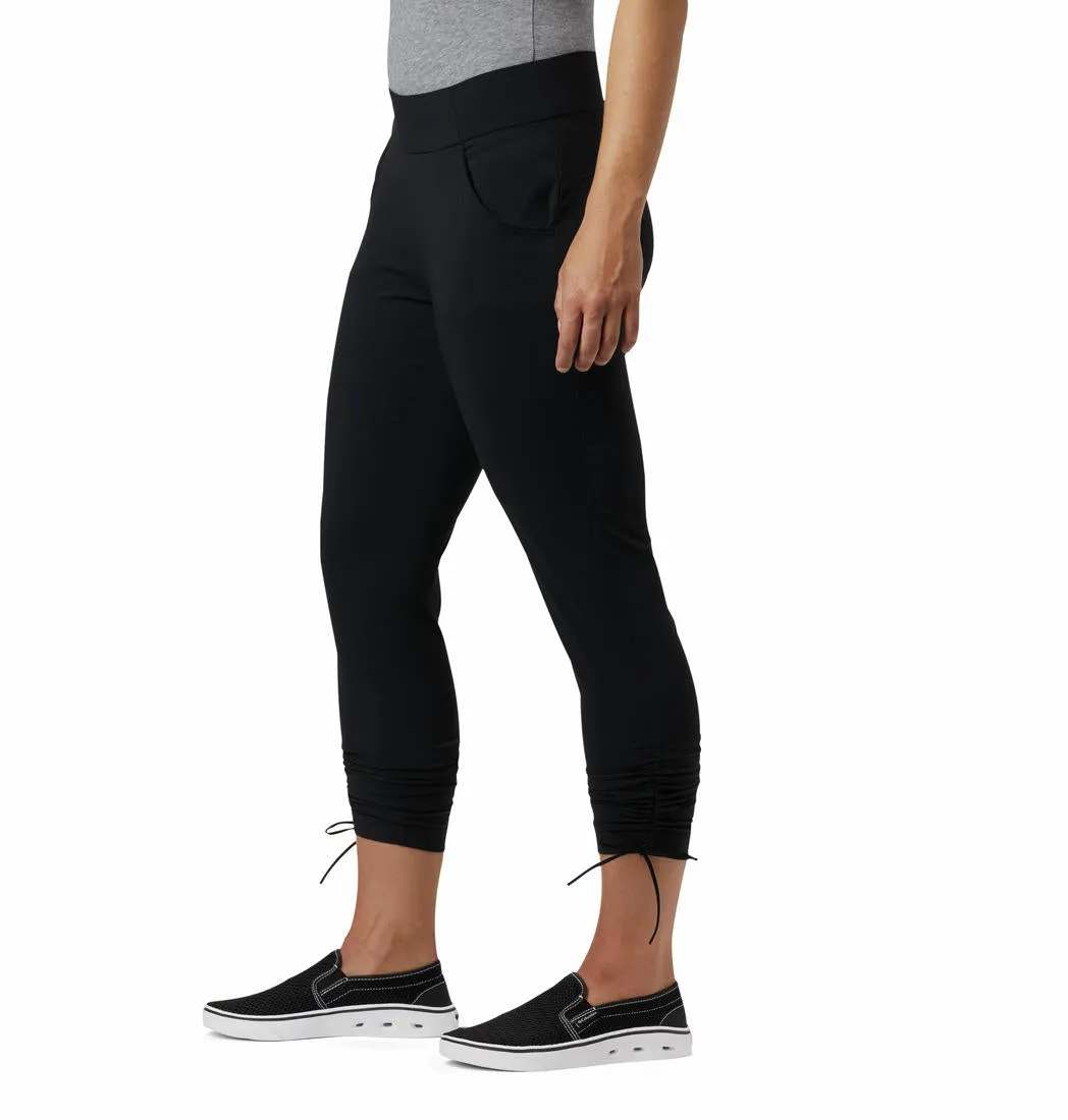 Columbia Women Black Anytime Casual Ankle Pant (Sun Protection) Training Fit