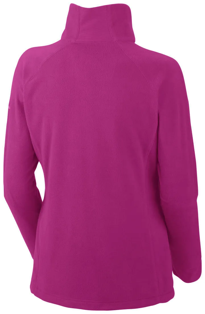 Conquer Columbia Women Red Glacial Fleece III 1/2 Zip