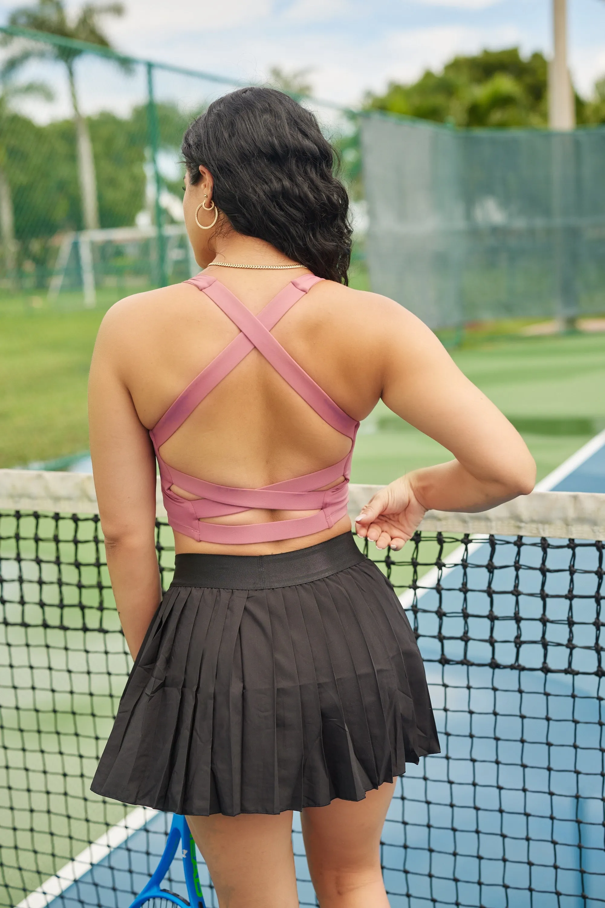 PLISSE TENNIS SKIRT Layer Combo