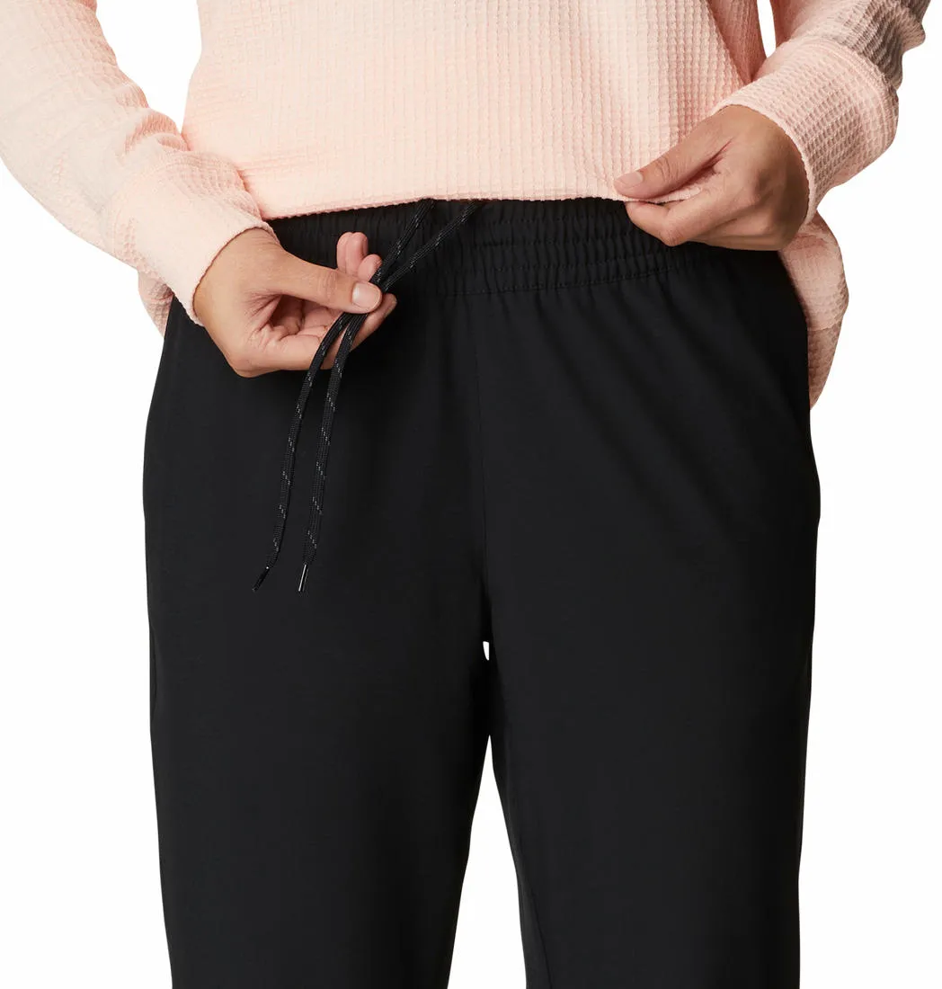 Columbia Women Black Columbia Hike Pant Breathable Capris