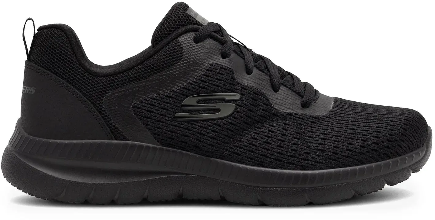 Island Step Skechers Bountiful Womens Training Shoes - Black